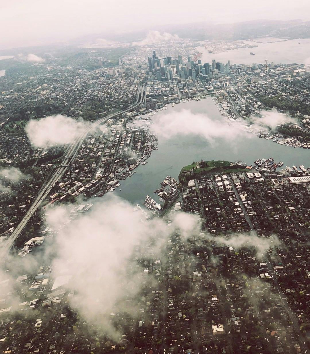 An Aerial view of Seattle