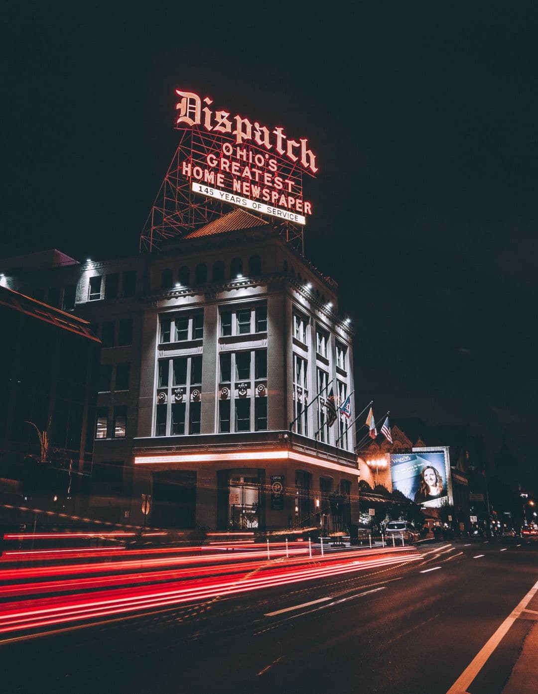 Dispatch sign in Columbus