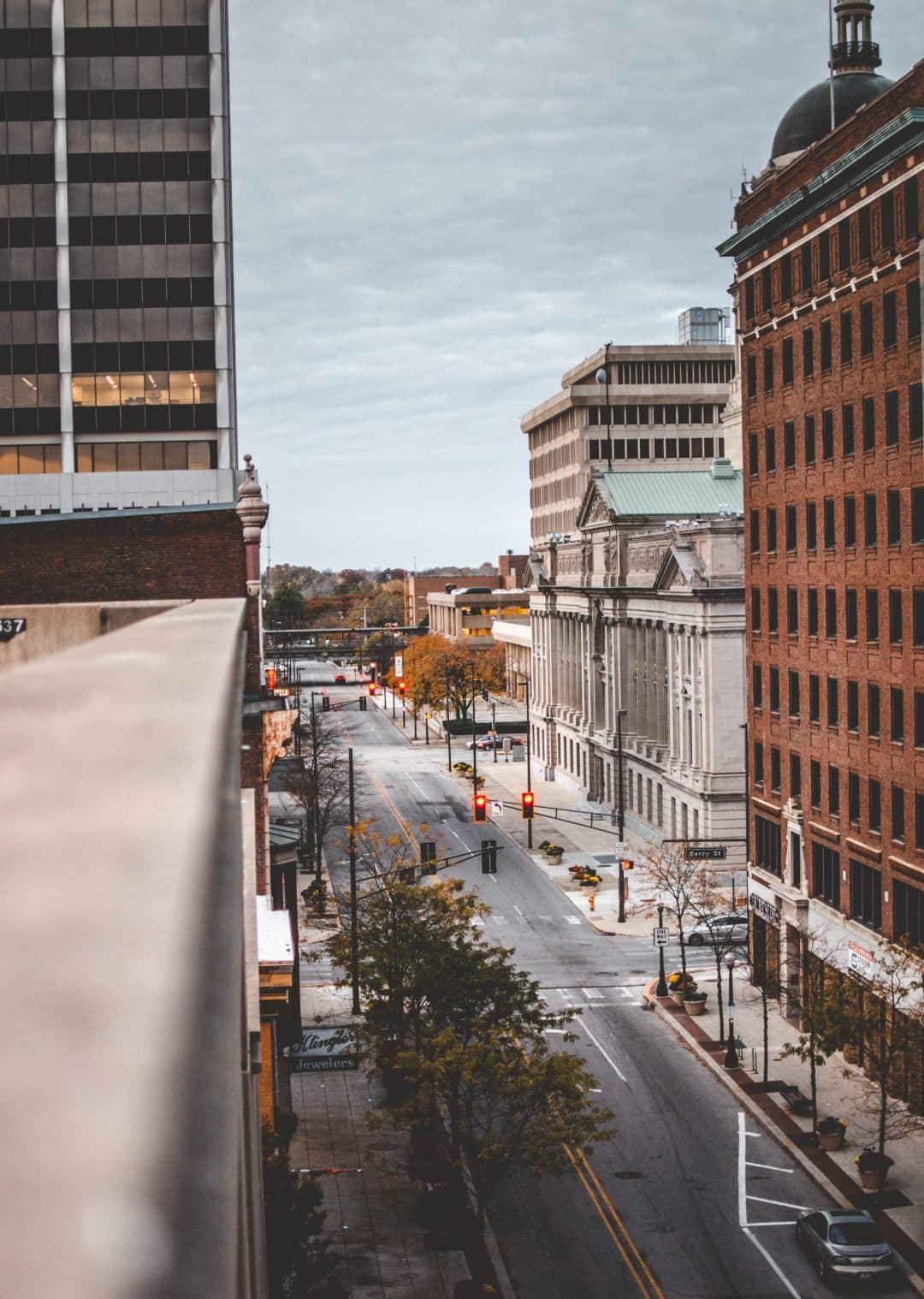 A city block in Fort Wayne