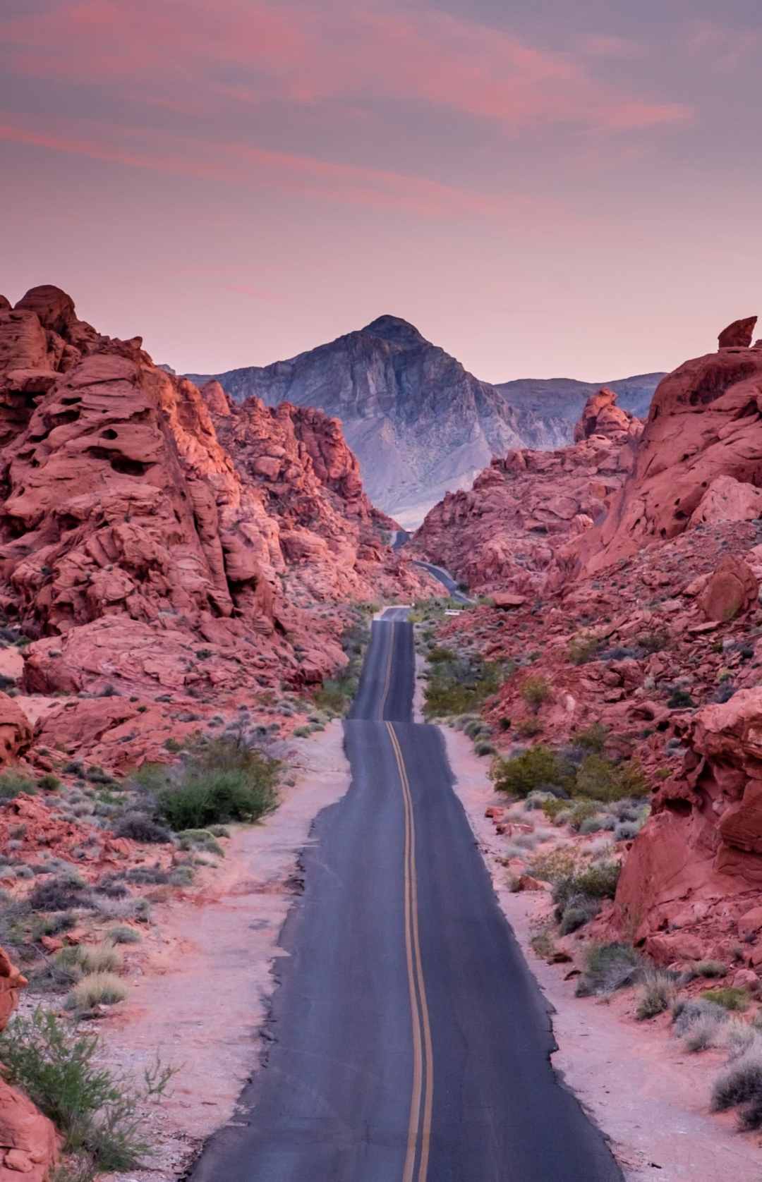 A road through the mountains