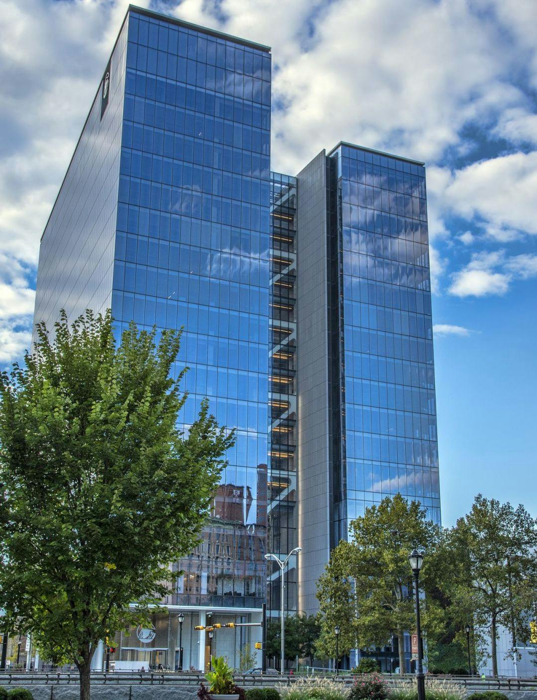 Two skyscrapers in Newark NJ