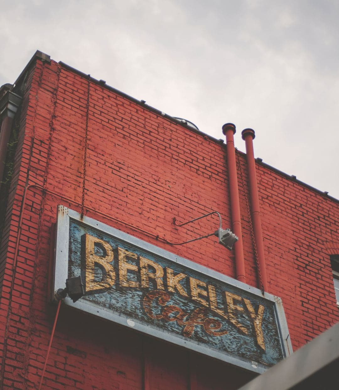 Berkeley Cafe sign in Raleigh