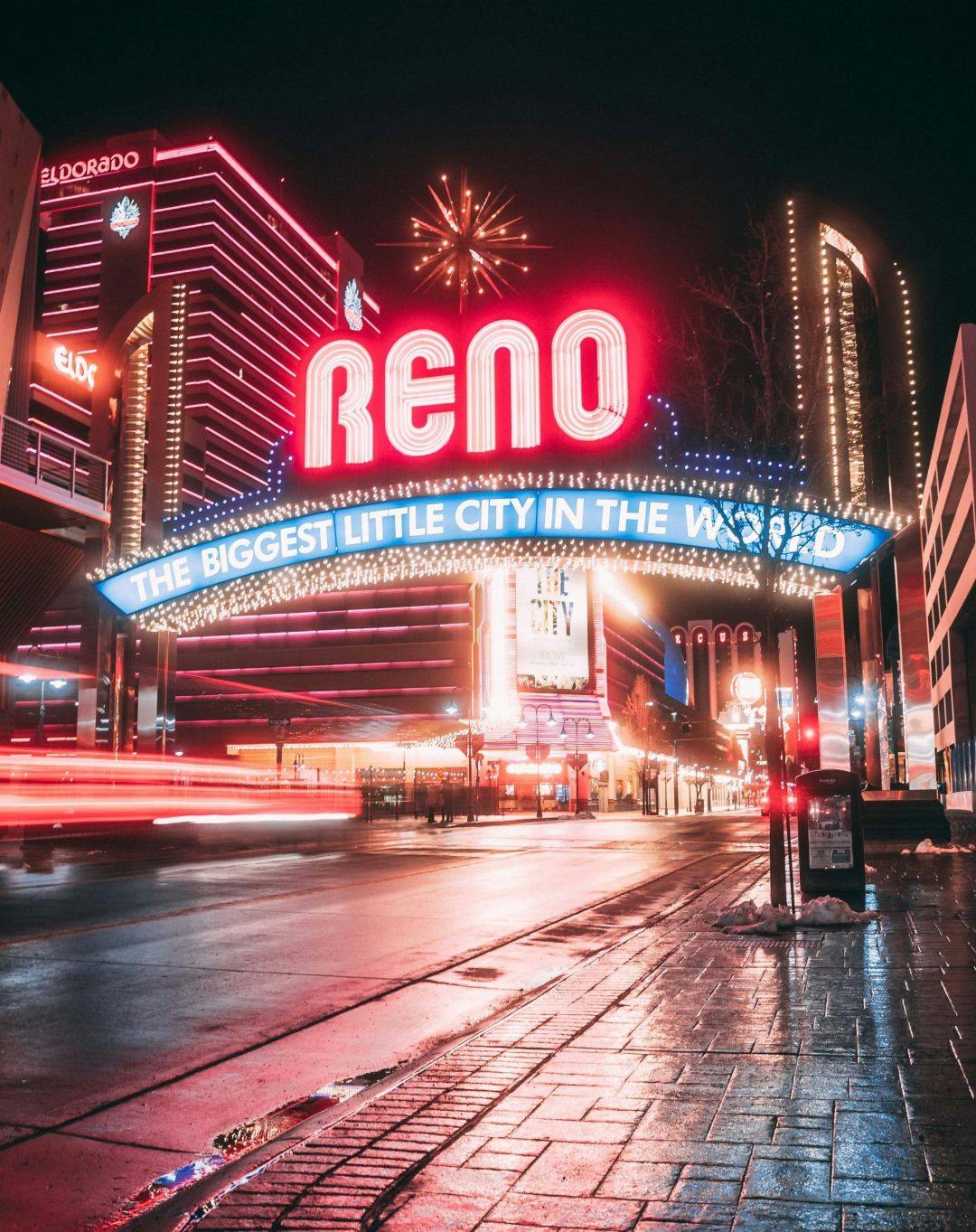 Welcome to Reno sign