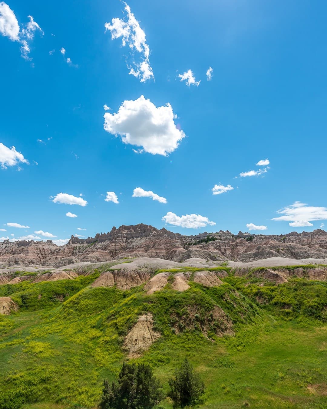 A beautiful mountainscape in Sioux Falls