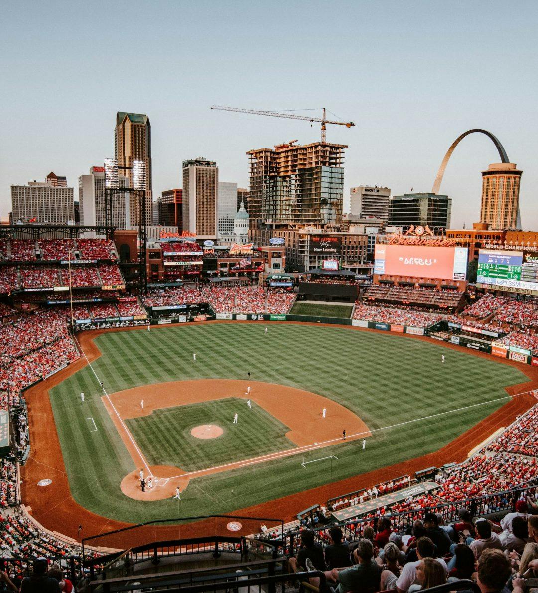 A baseball field in St Louis