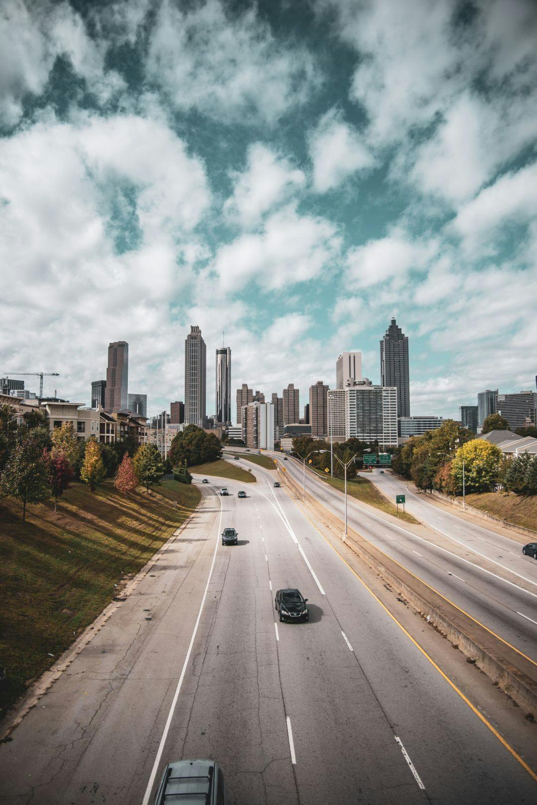 entering the city of Atlanta