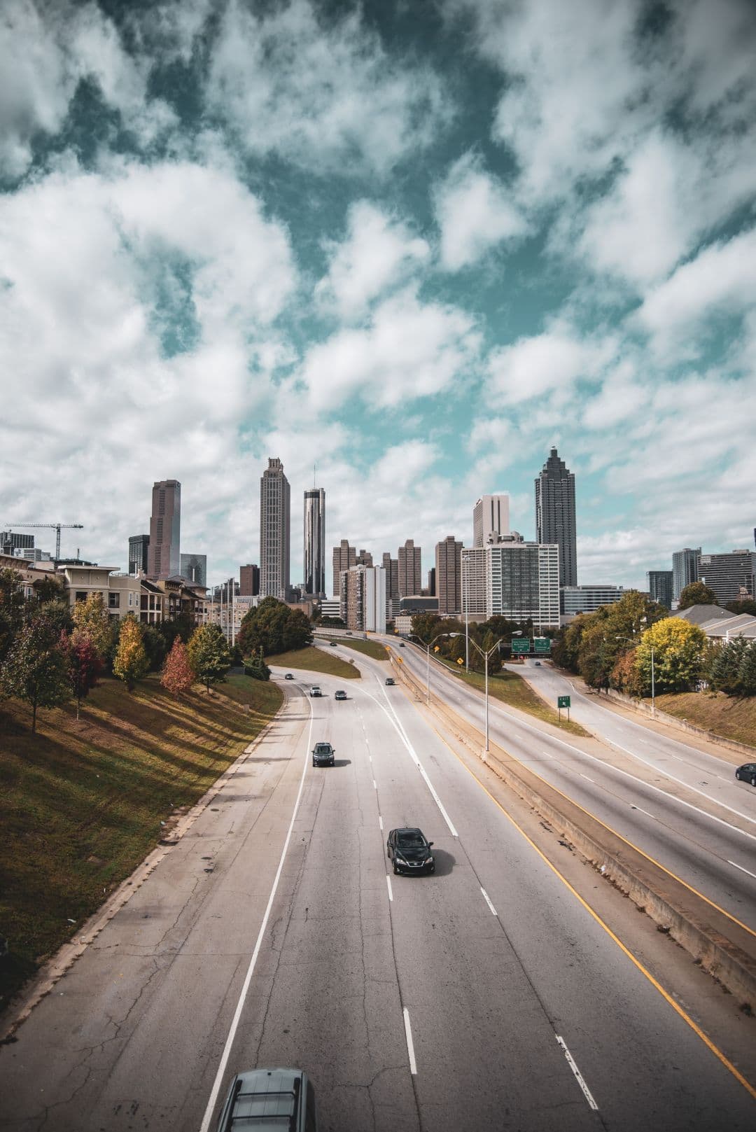 entering the city of Atlanta