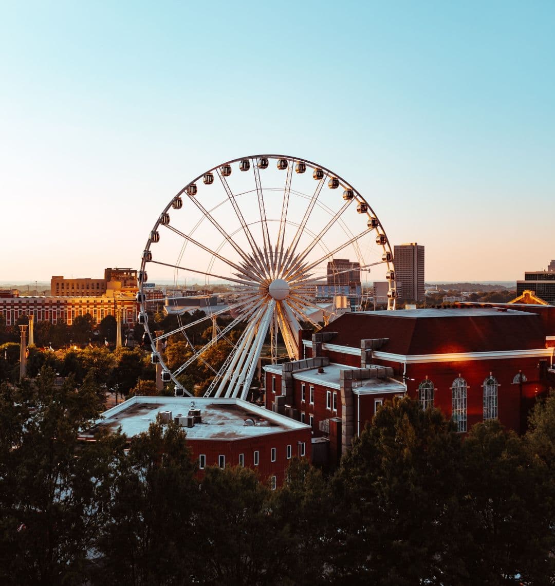 a ferris wheel