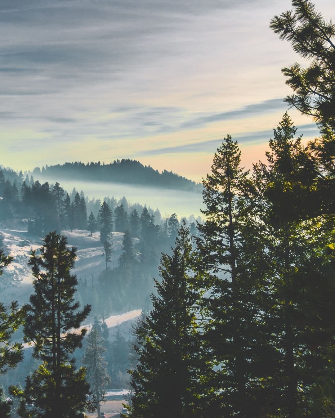 A mountainscape in Boise