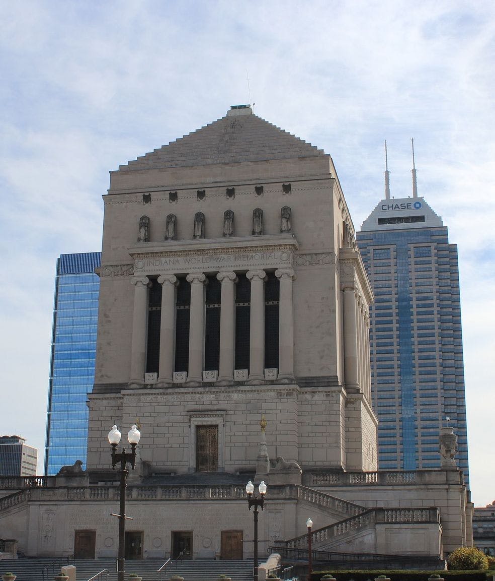 A government building in Indianapolis
