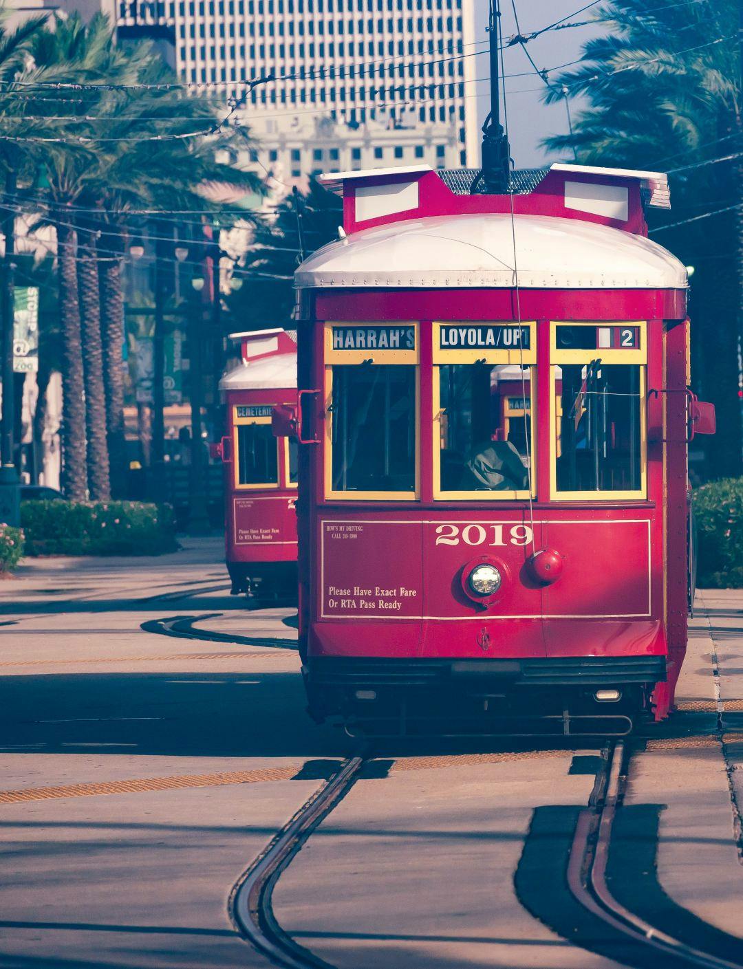 A Trolley in New Orleans