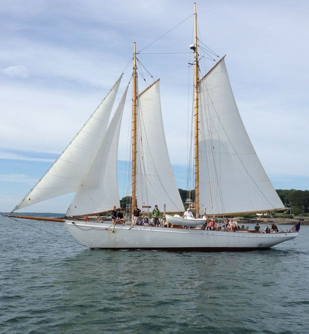 A sailboat in Portland